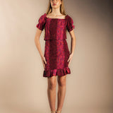 Vestido Elika Burdeos-The Nook Store