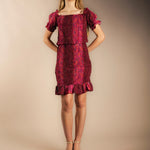 Vestido Elika Burdeos-The Nook Store