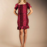 Vestido Elika Burdeos-The Nook Store