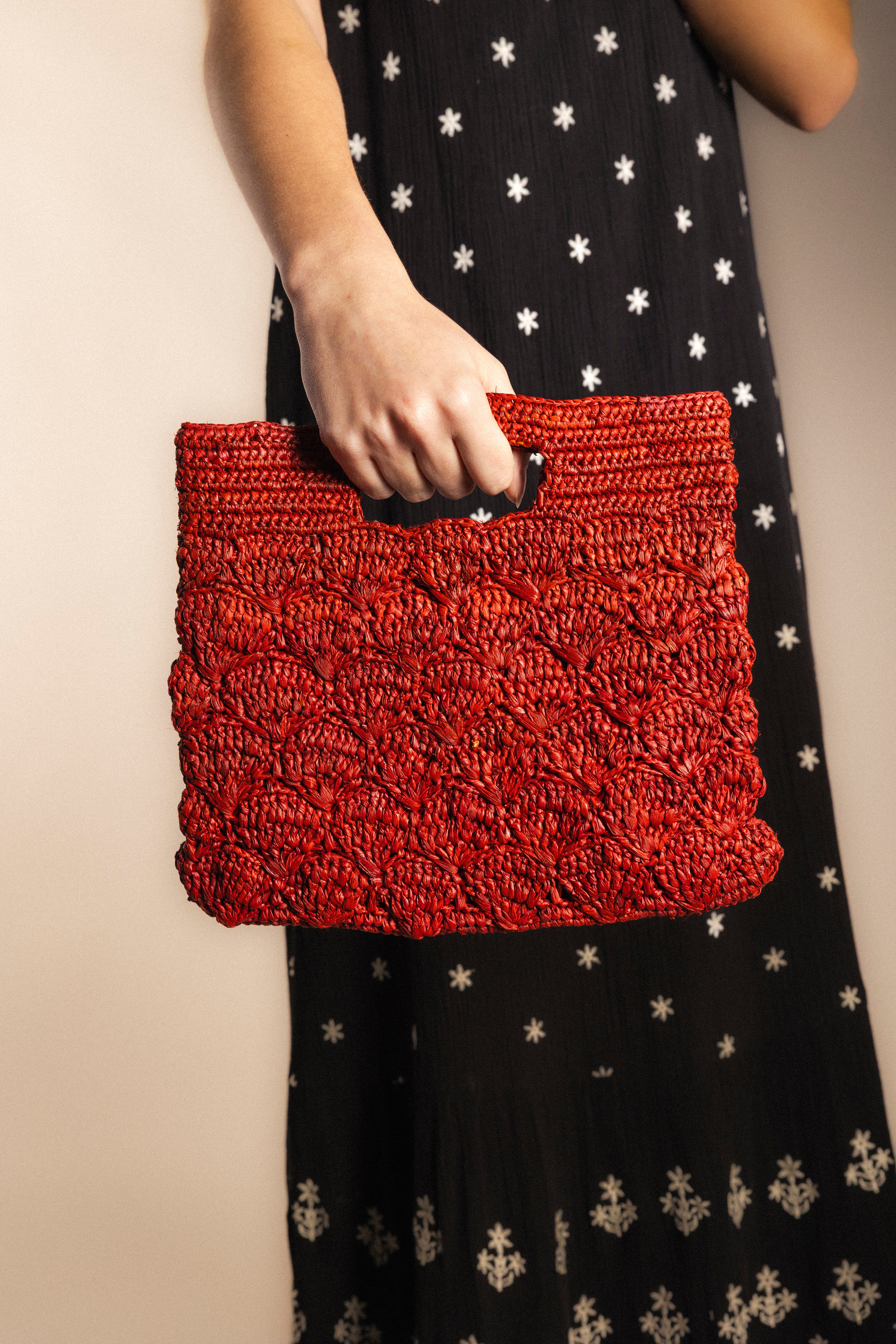 Bolso De Mano Rafia Sacha-The Nook Store