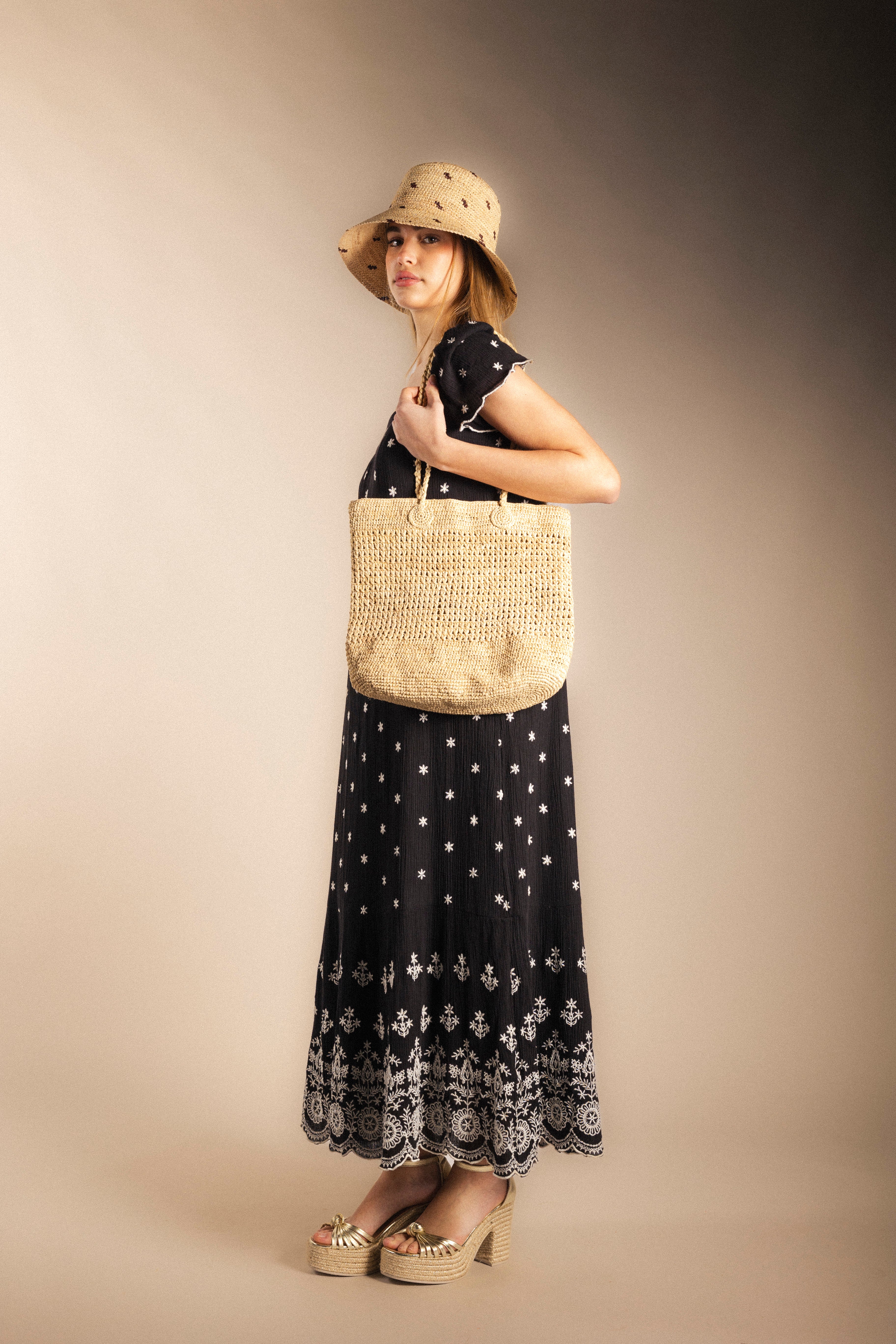 Vestido Antoniette Black-The Nook Store