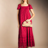Vestido Antoniette Pink/Wine-The Nook Store