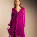 Vestido Chloe Fucsia Vest01-The Nook Store