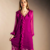 Vestido Chloe Fucsia Vest01-The Nook Store
