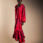 Vestido Chloe Rojo Vest03-The Nook Store