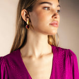 Pomegranate Leaf Earrings PEN139