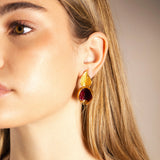 Pomegranate Leaf Earrings PEN139