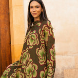 Vestido Alice Degradado Verde y Fucsia AL08 The Nook Store