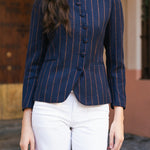 Chaqueta Emily Azul Marino Rayas CHQ21 thenookstore-new