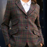 Chaqueta Country Verde Cuadros Multicolor CHQ07