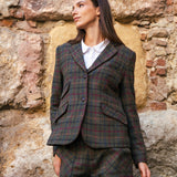 Chaqueta Country Verde Cuadros Multicolor CHQ07