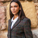 Chaqueta Country Verde Cuadros Multicolor CHQ07