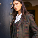 Chaqueta Country Verde Cuadros Multicolor CHQ07