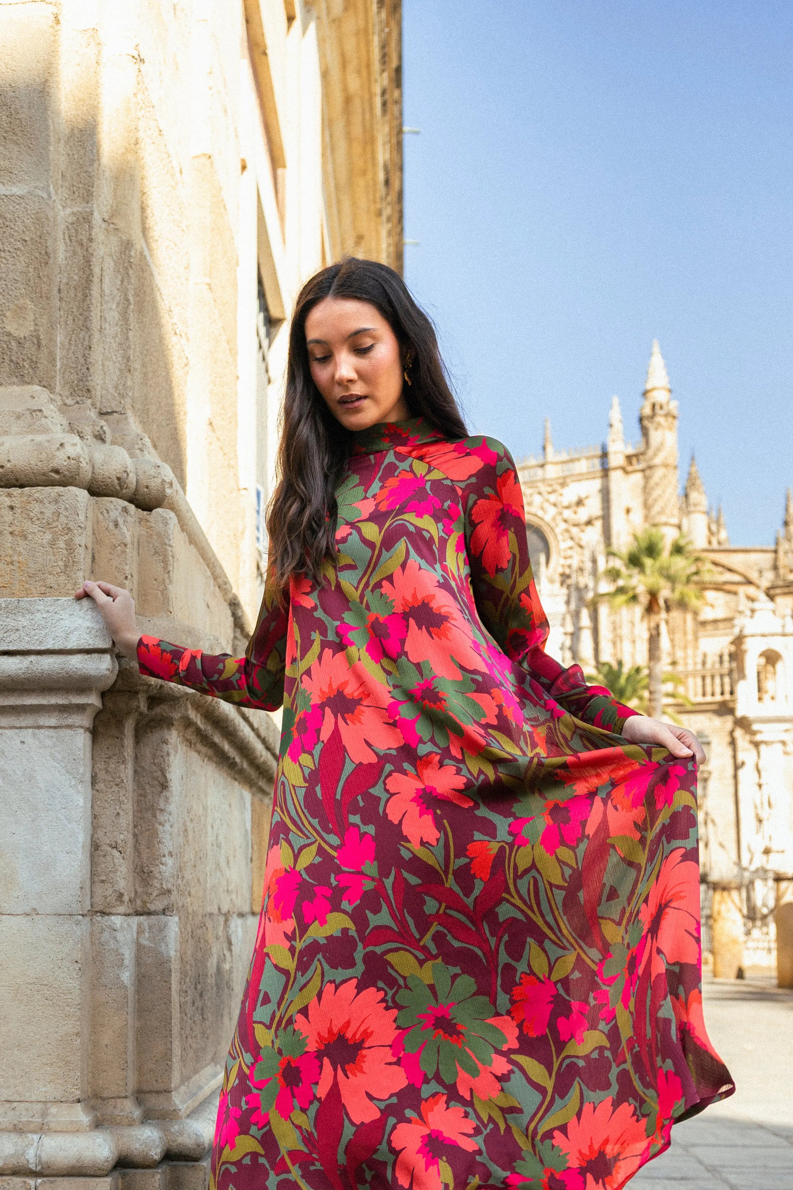 Vestido Alice Flores Multicolor AL02 The Nook Store