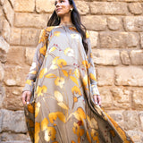 Vestido Alice Hojas Mostaza AL03 The Nook Store