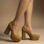 Zapato Tacón Seattle Ocre-The Nook Store