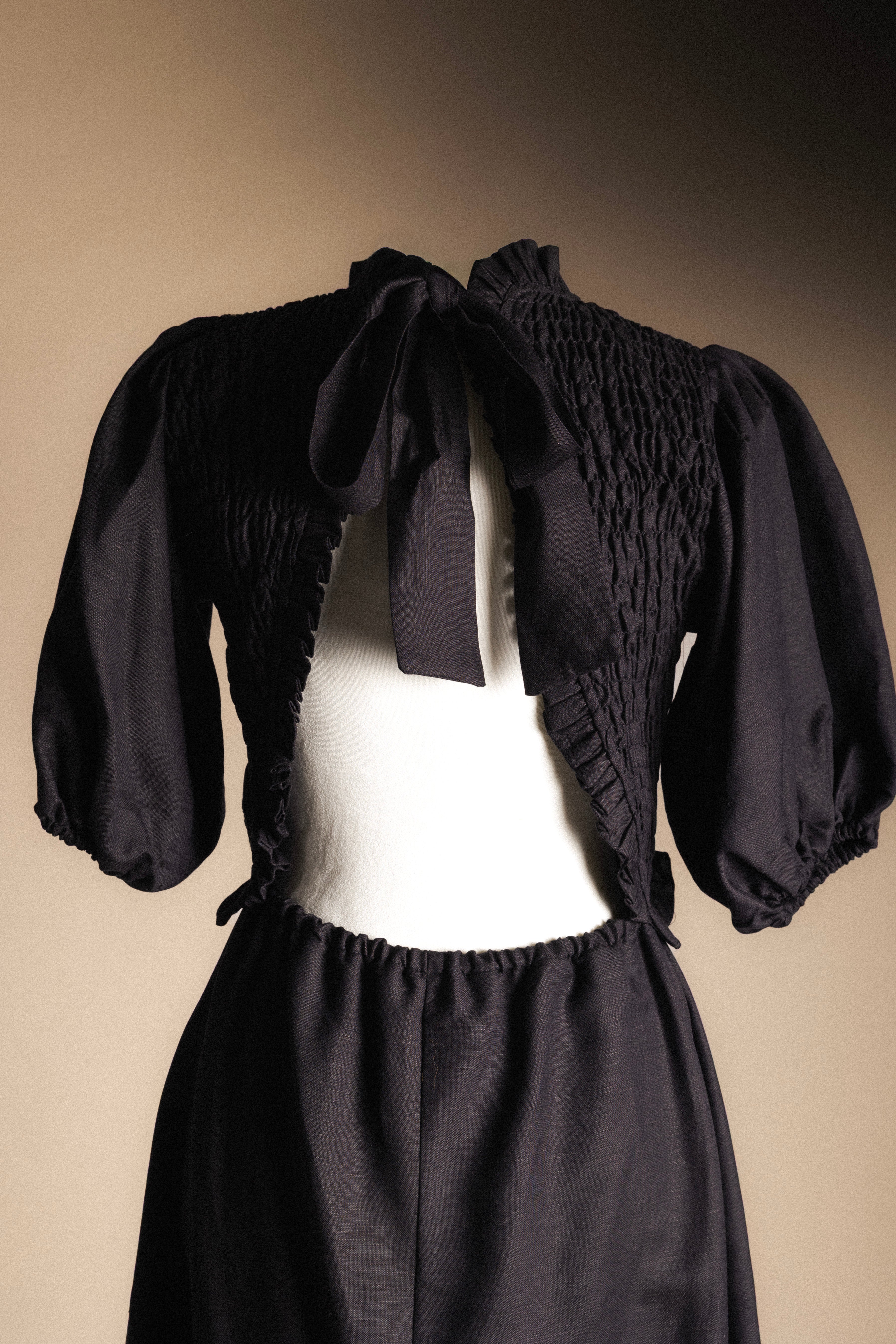 Vestido Lucia Black and White Vest28-The Nook Store