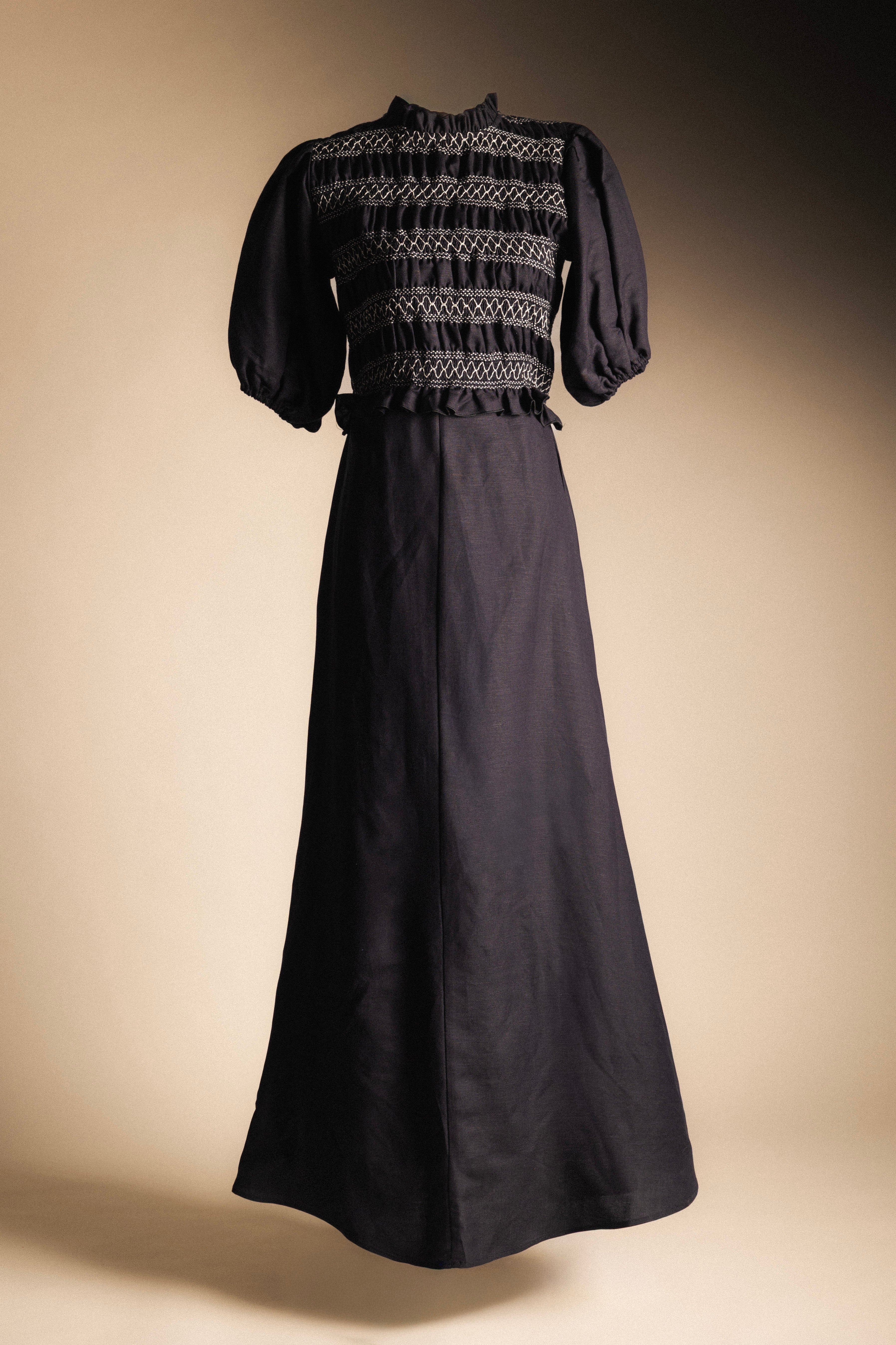 Vestido Lucia Black and White Vest28-The Nook Store