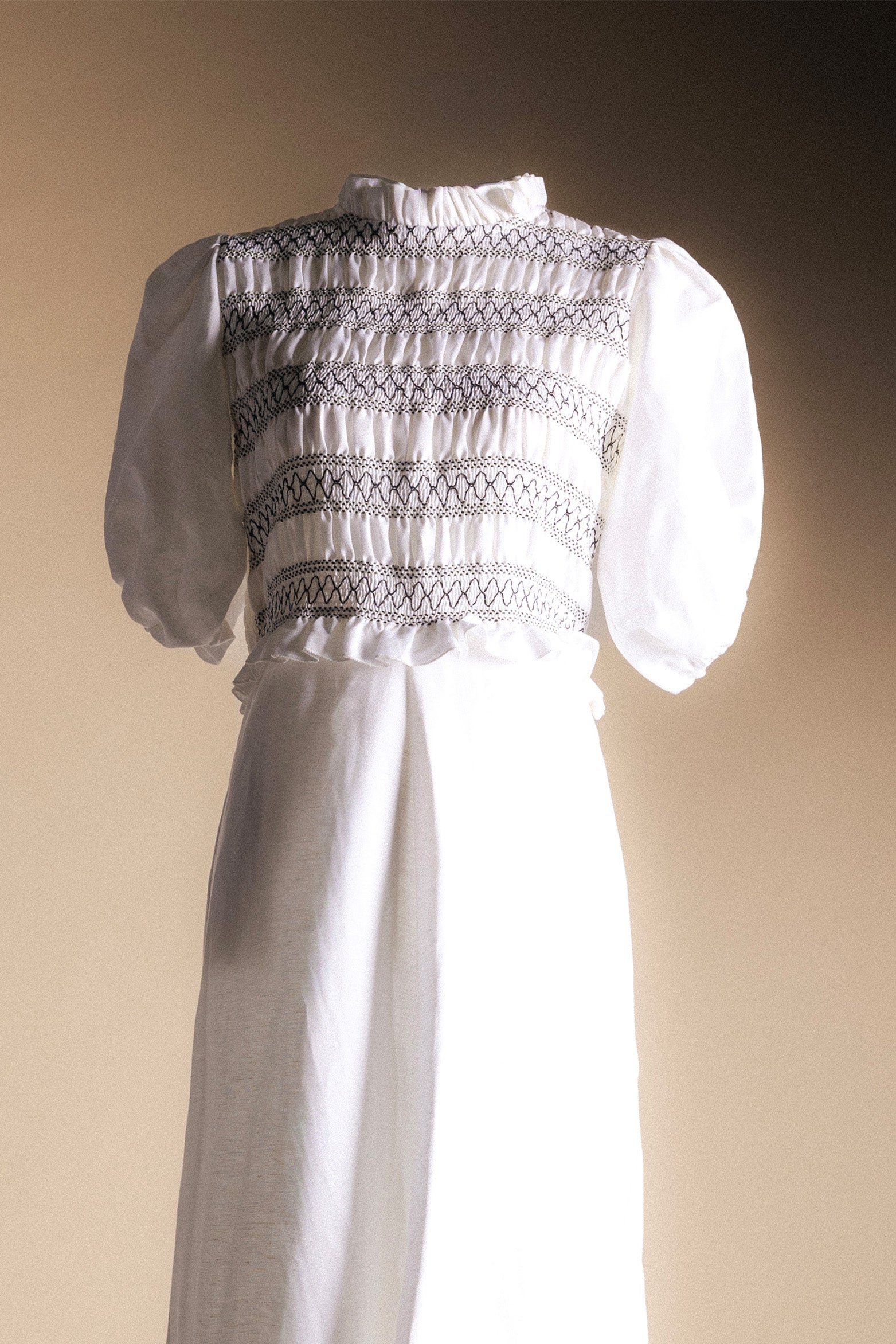 Vestido Lucia White and Black Vest29-The Nook Store