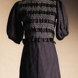 Vestido Lucia Black and White Vest28-The Nook Store