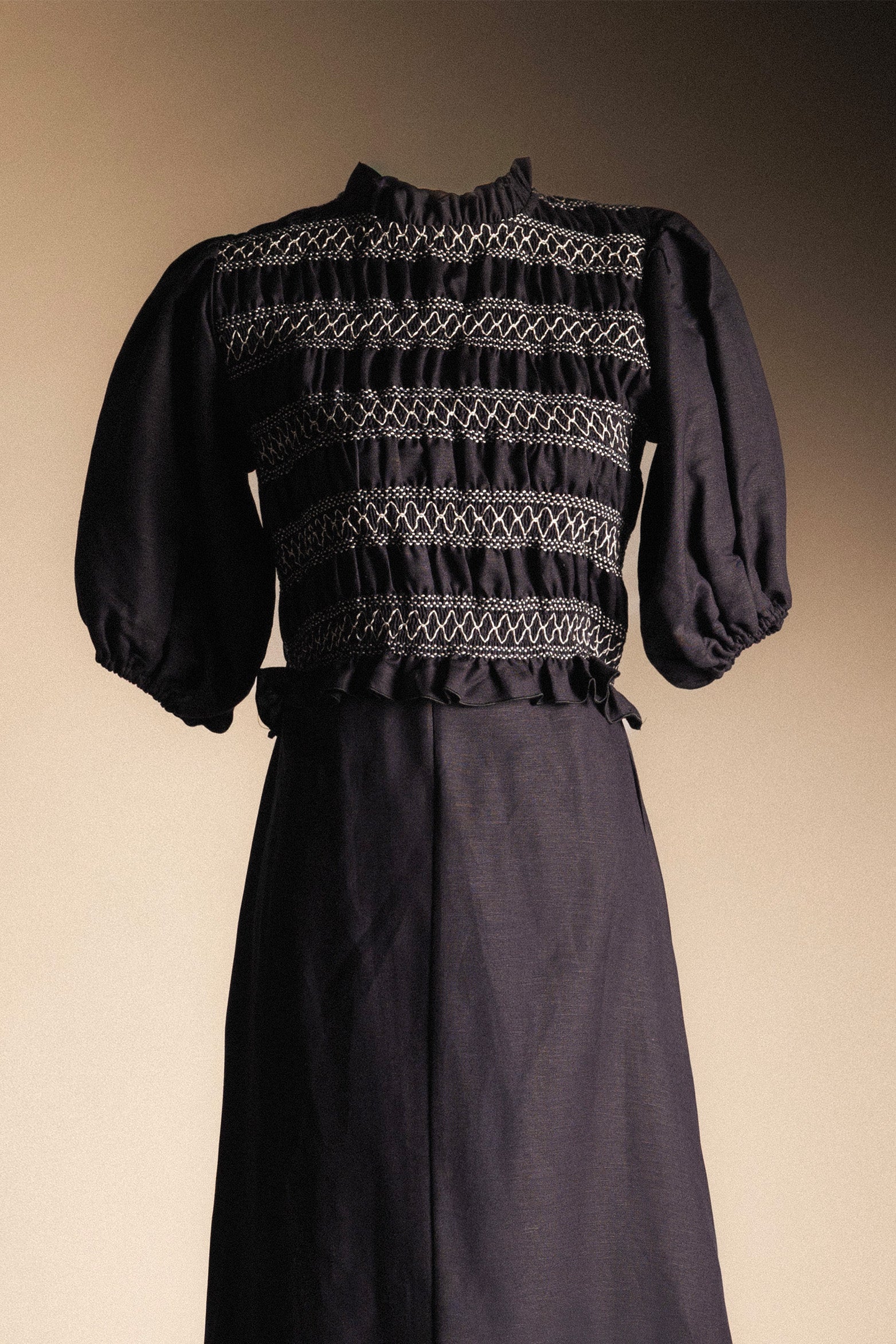 Vestido Lucia Black and White Vest28-The Nook Store