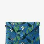 azul hojas