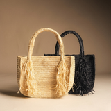 Bolso De Mano Rafia Sylvie-The Nook Store