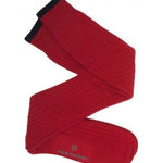 calcetin-de-cana-alta-de-lana-con-cashmere-rojo-y-azul-marino