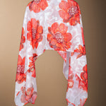 Capa Chloe Cruda Flor Grande Roja CAP09-The Nook Store