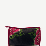 Neceser Cleo Gris Flores Grandes