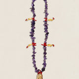Collar Mauve Medalla Rectangular CO97