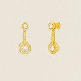 Pendientes Hexágono Circonitas PEN187