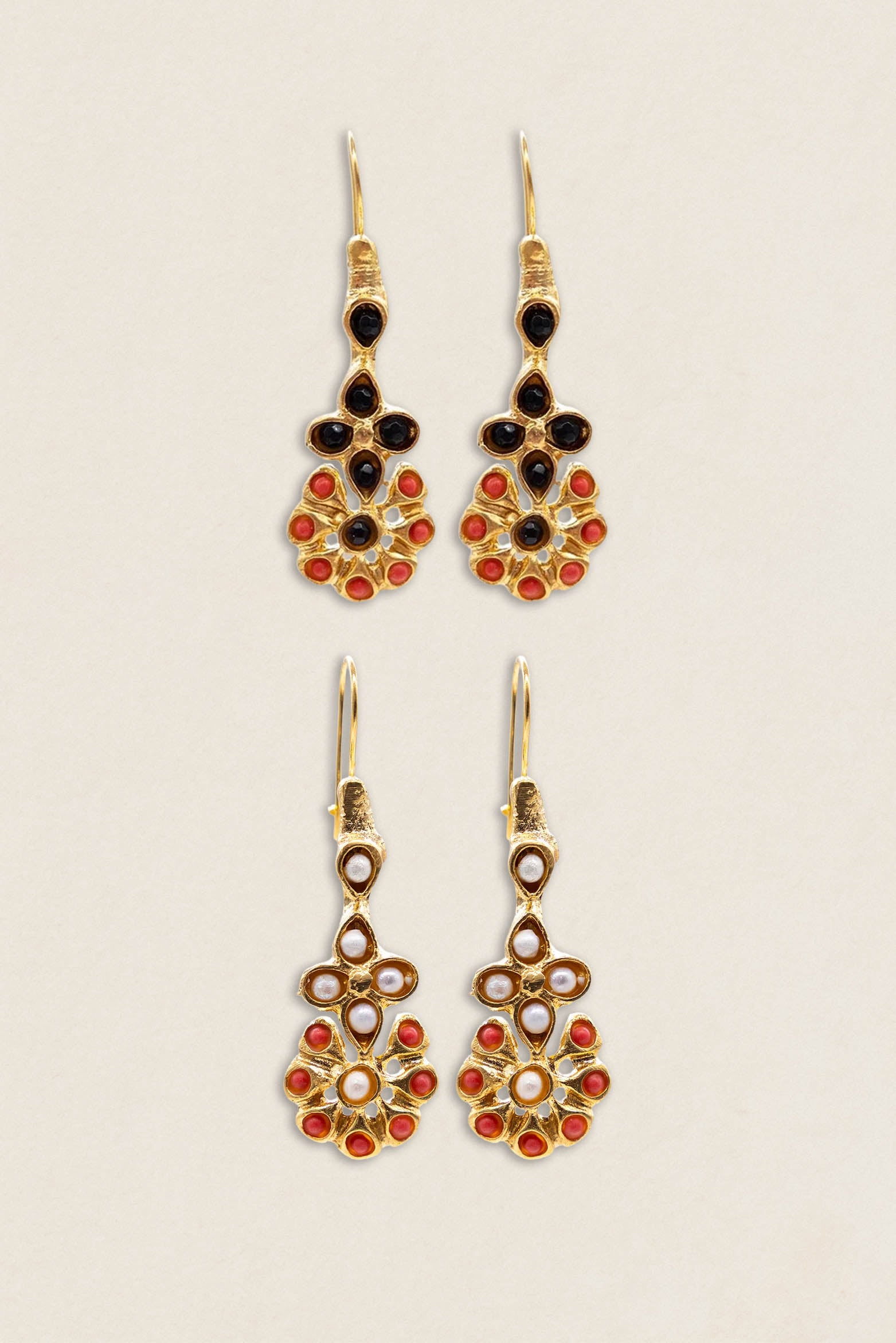 Pendientes Floris Hang Bicolor PEN208-The Nook Store
