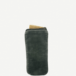 funda de gafas terciopelo gris 2