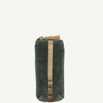 funda de gafas terciopelo gris