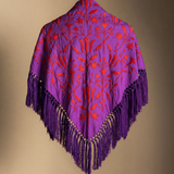 Manton Lili Bicolor Morado/Rojo M508-The Nook Store