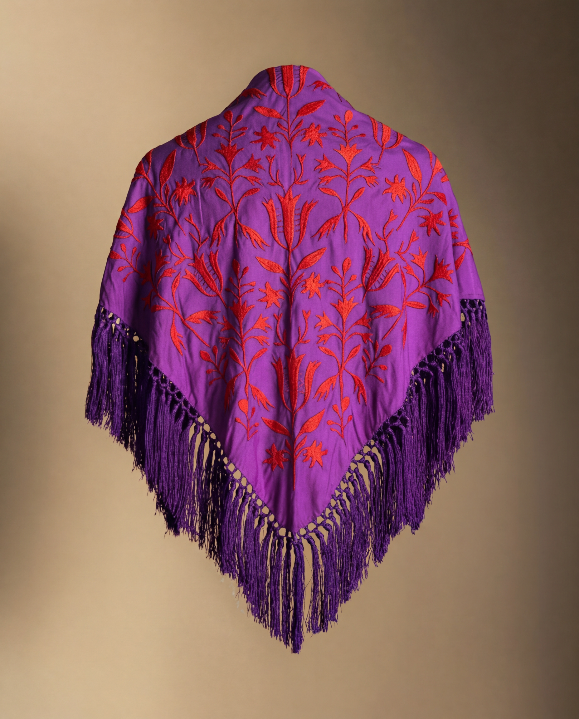 Manton Lili Bicolor Morado/Rojo M508-The Nook Store