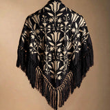 Manton Lili Bicolor Negro/Crudo M507-The Nook Store
