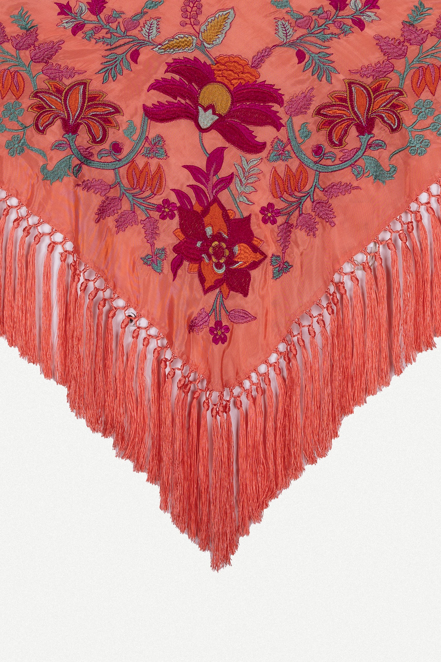 Mantón Niña India Salmón 1M526-The Nook Store
