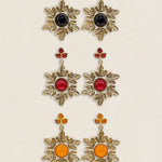 Pendientes Corona Flores PEN209-The Nook Store