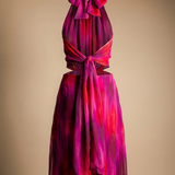 Vestido Rochi Degradado Fucsia Vest34
