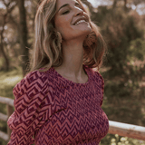 top nik zigzag rosa