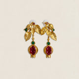 Pendientes Granada Rama Hojas PEN192-The Nook Store
