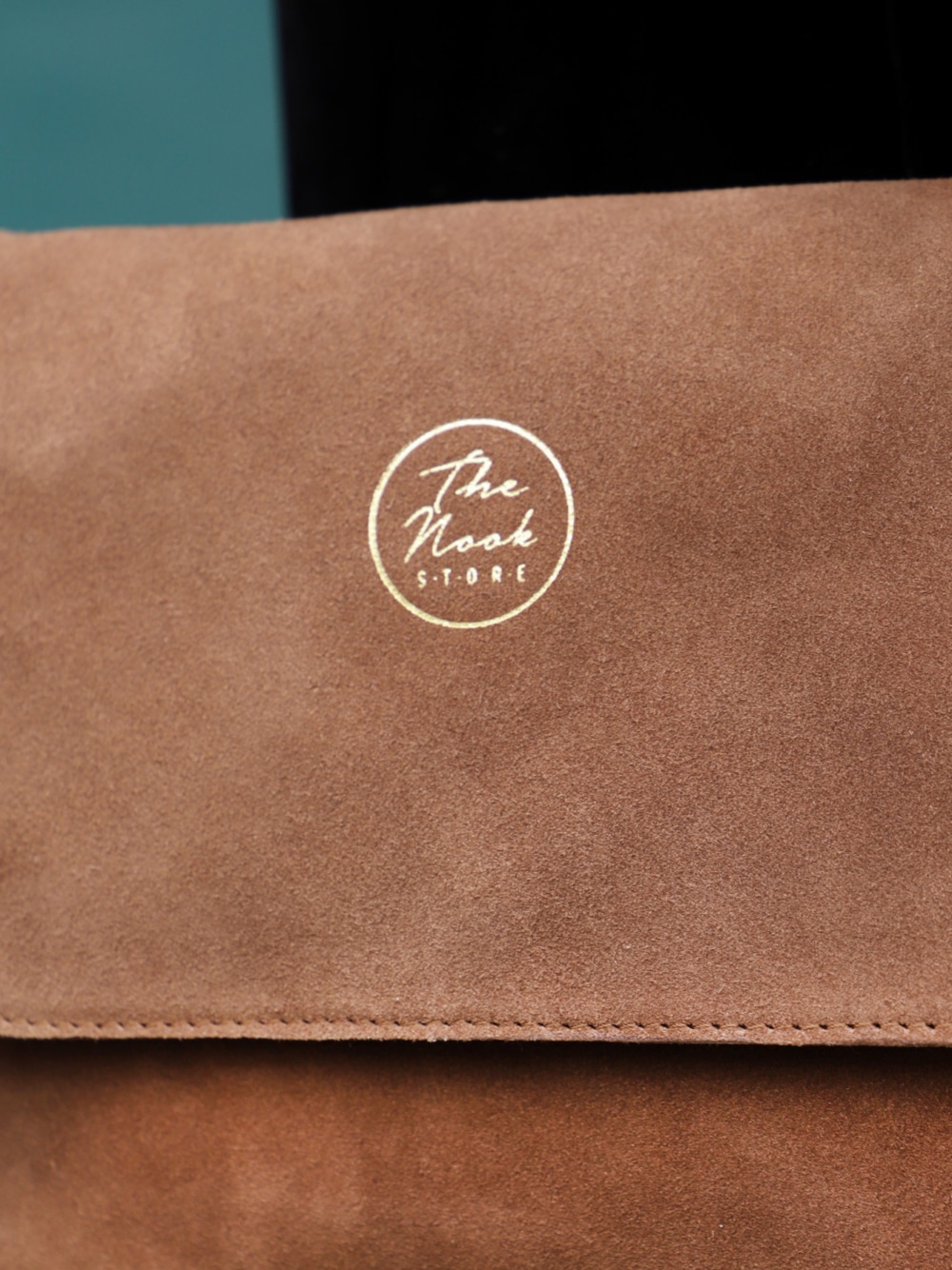 Bolso The Nook Piel Marrón Pequeño - Imagen 3