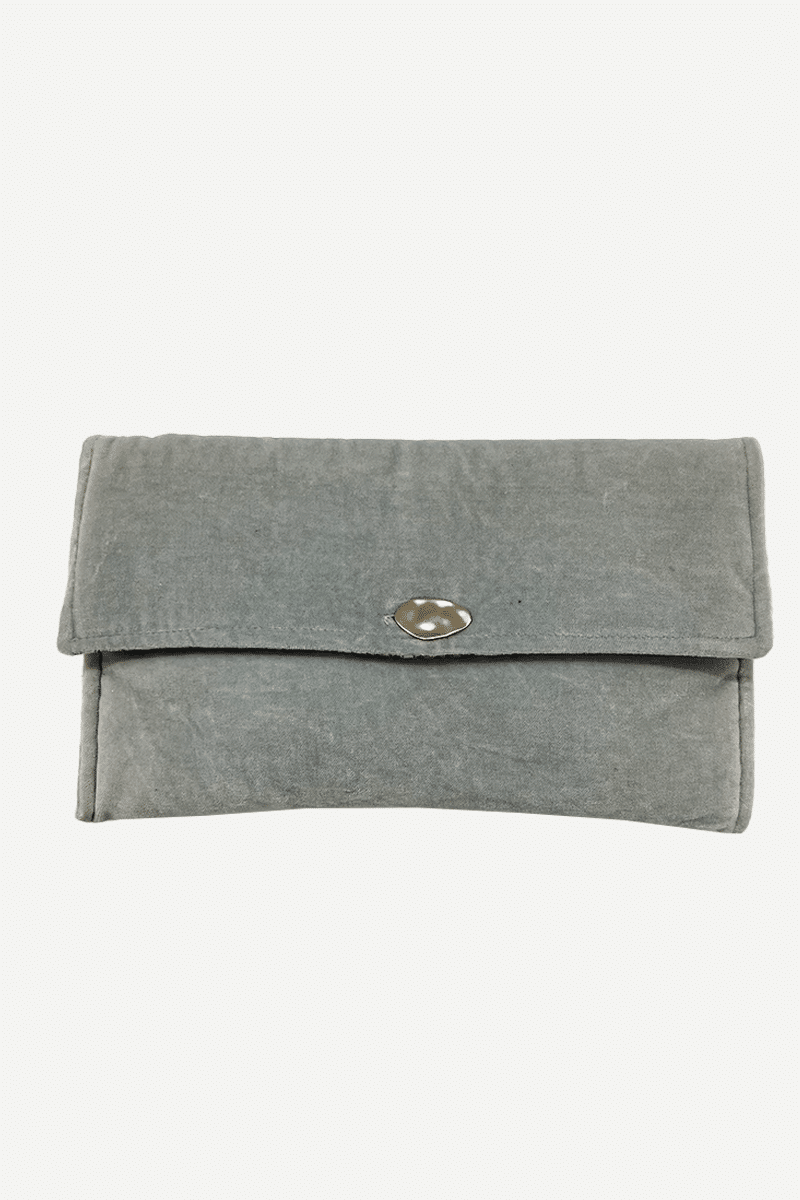 Bolso de mano Charlotte Gris Celeste
