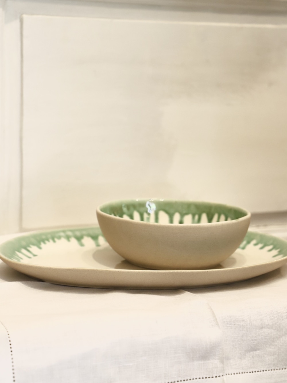 Conjunto Mirze White&Green, menaje de cocina