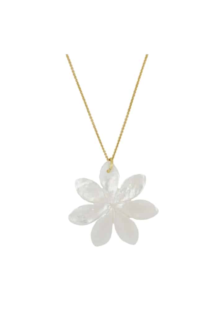 Colgante Flor Nacar Co36