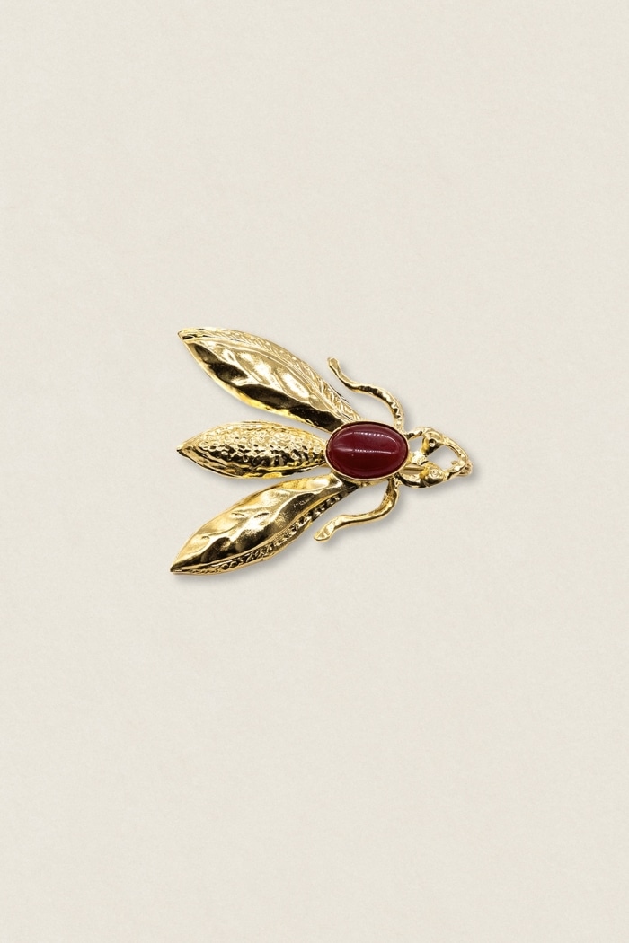 Broche BR10 Fly burgundy
