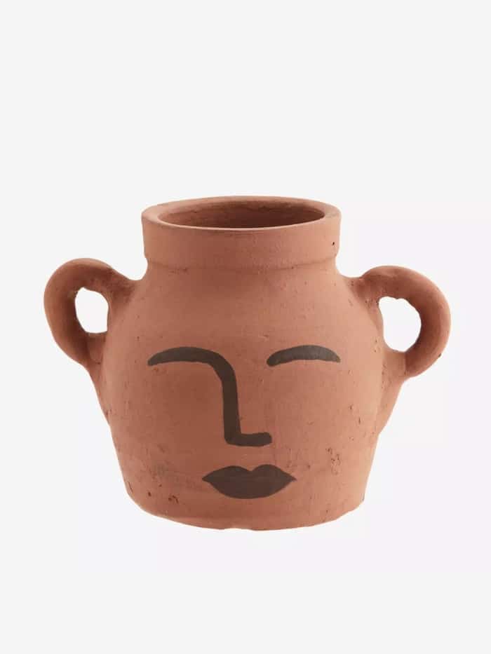Jarrón Arcilla Face