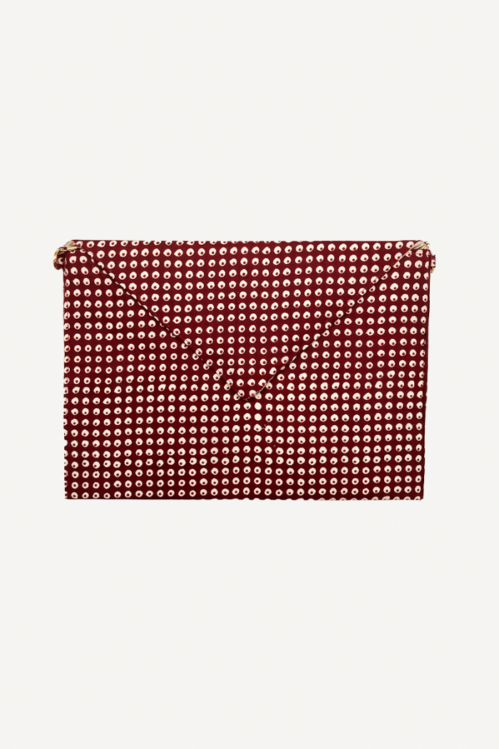 Cartera de Mano Circles Teja